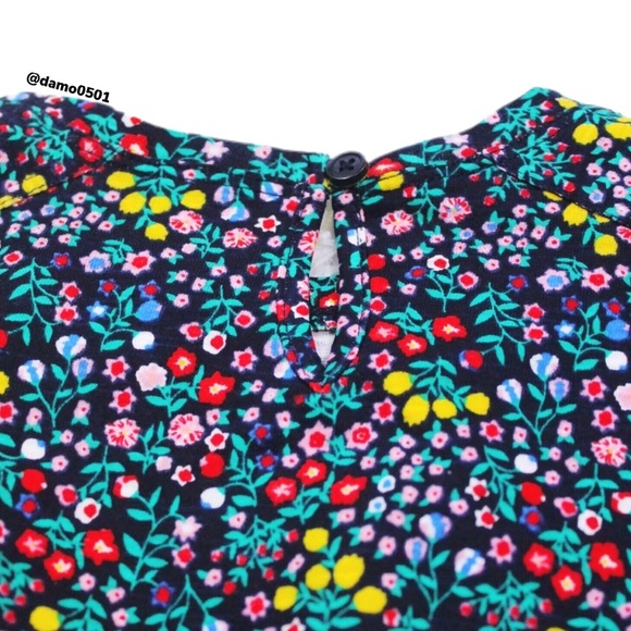 NWT Joe Fresh Ruffle Floral All Over Print Dress - Picture 4 of 8